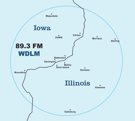 WDLM Coverage Map